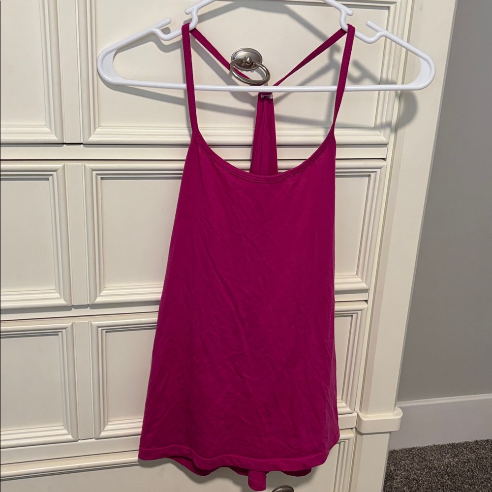 Fabletics Pink Strappy Tank Top